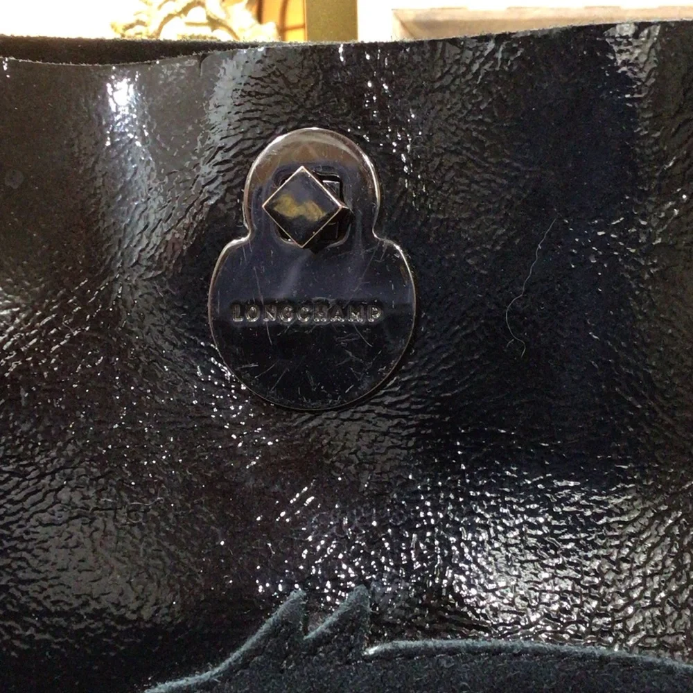 Rare Longchamp Vintage Leather Derby Horse Jockey Tote Bag Equestrian